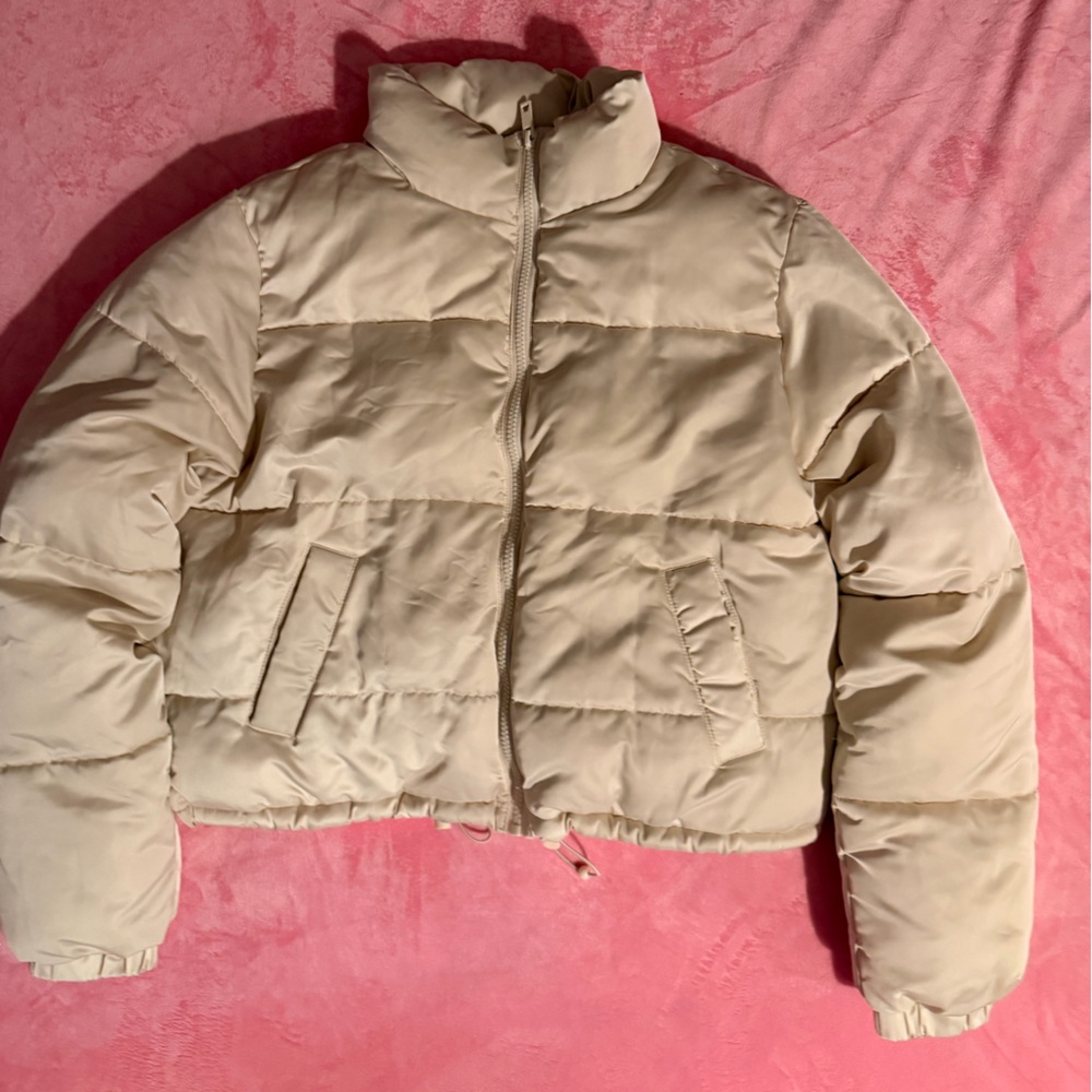 Cream Puffer Jacket